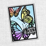 Butterfly Coverplate Metal Cutting Die 25114 - Paper Rose Studio