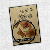 Orchid Bloom Clear Stamp Set 24781 - Paper Rose Studio