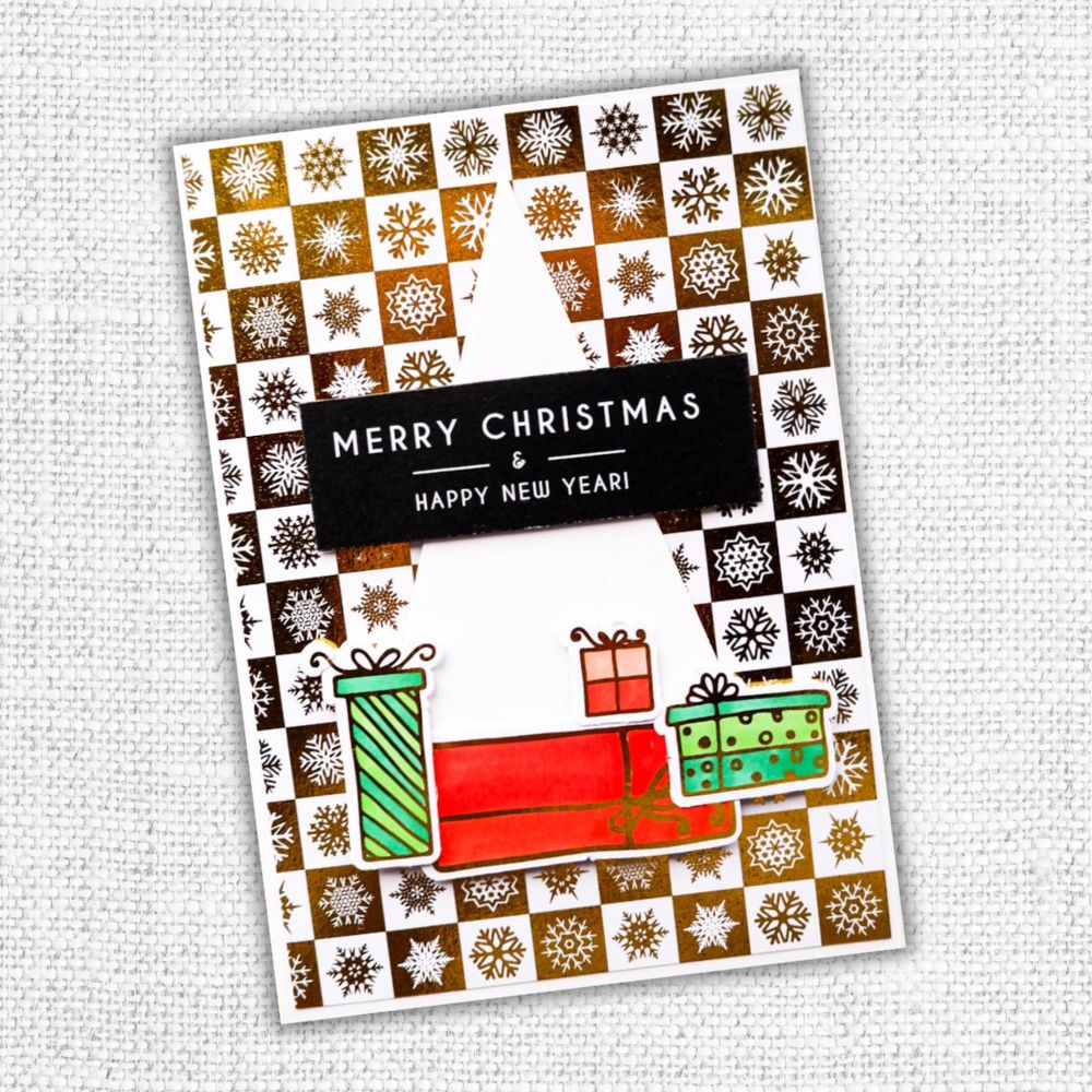 Christmas Fun - Gold Foil 6x6 Paper Collection 27112 - Paper Rose Studio