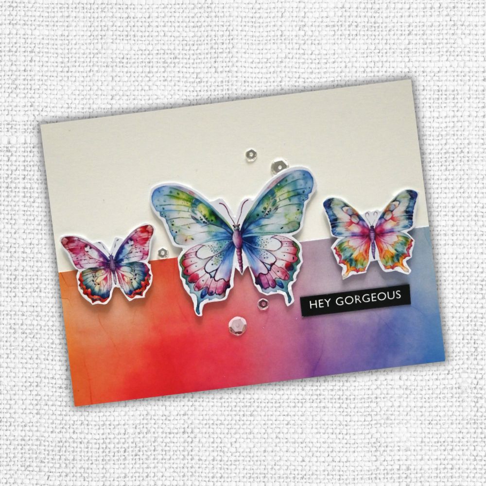 Rainbow Butterflies & Insects Cut Aparts Paper Pack 31572 - Paper Rose Studio