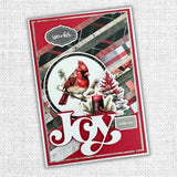 Christmas Red Smooth Cardstock A4 12 sheets 32985 - Paper Rose Studio