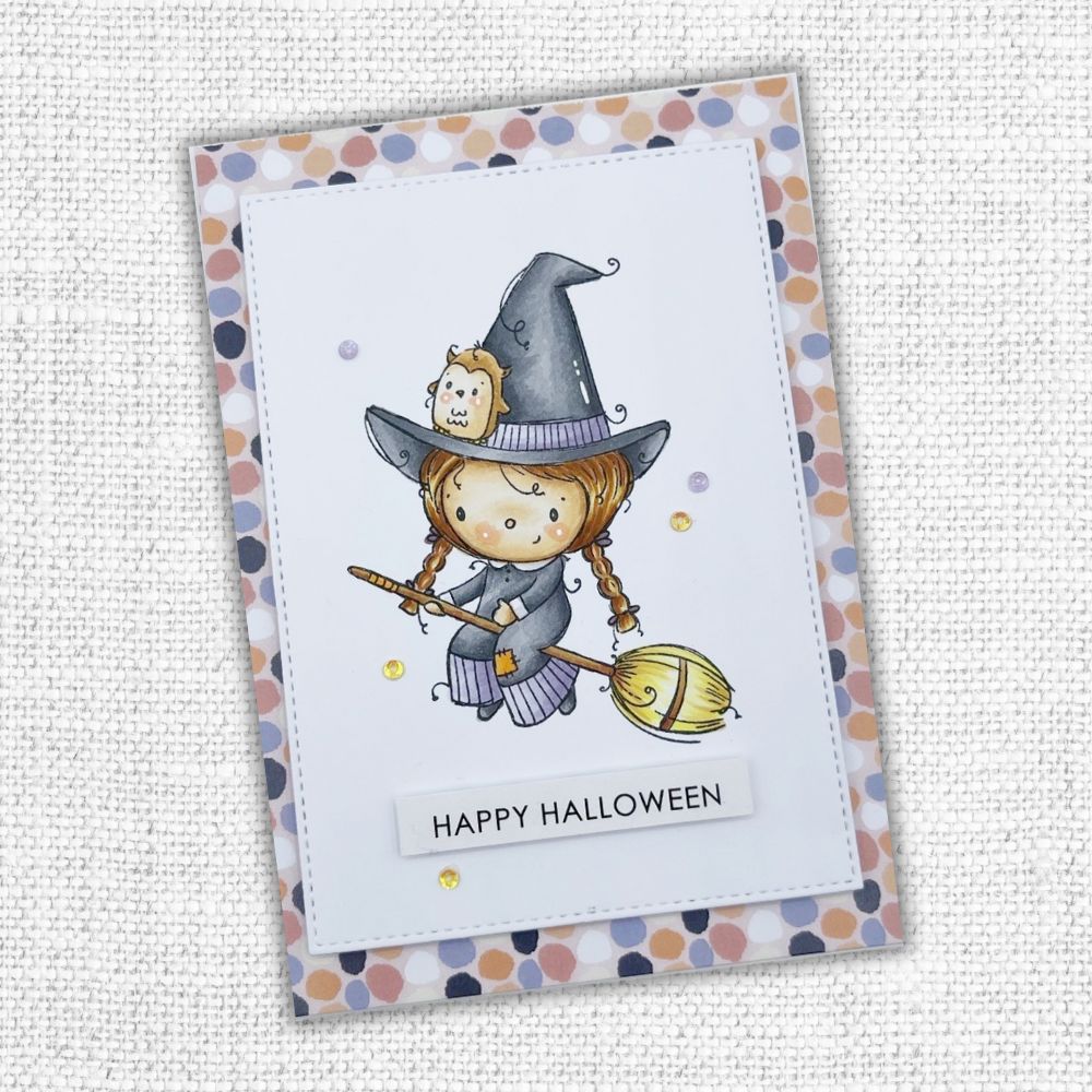 Cute Witch Clear Stamp 31338