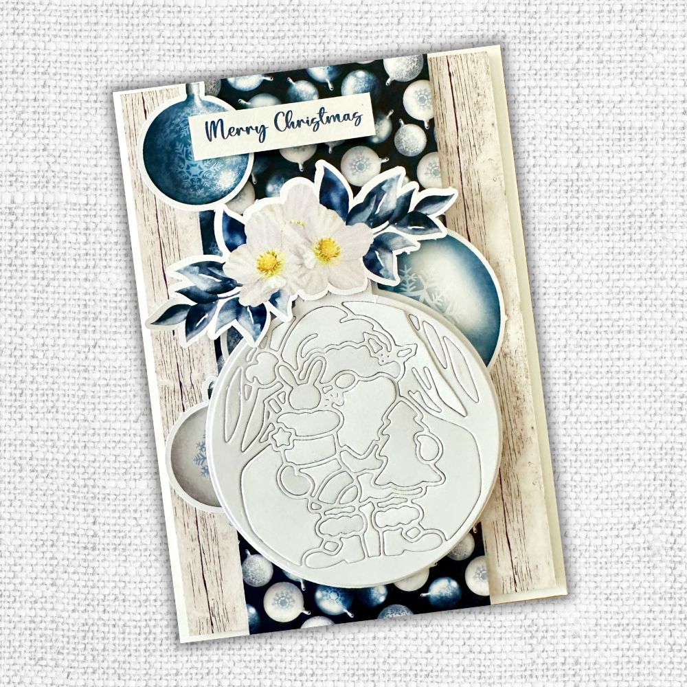 Hanging Bauble with Santa Metal Cutting Die 32505 - Paper Rose Studio