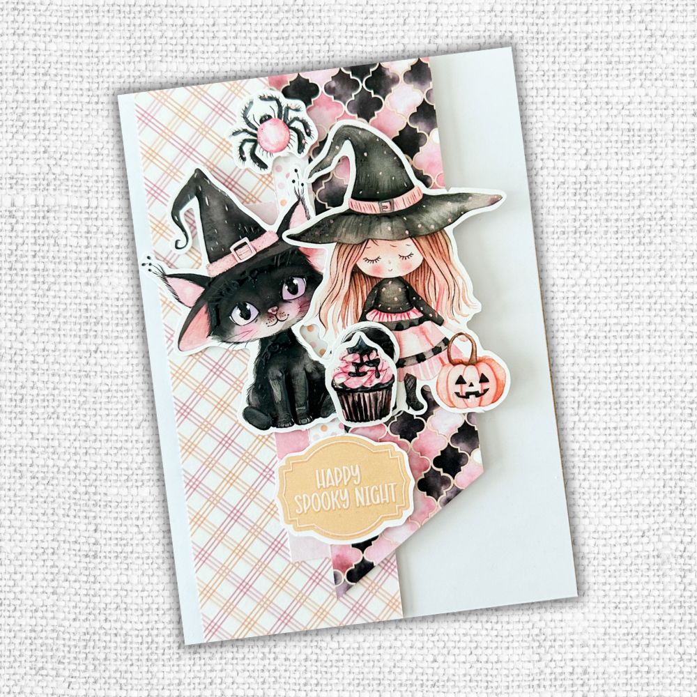 Pink Halloween Embossed Die Cuts 32790 - Paper Rose Studio