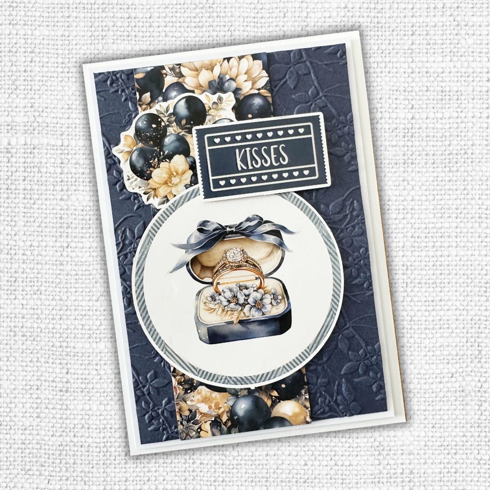 Midnight Navy Smooth Cardstock A4 12 sheets 33006 - Paper Rose Studio