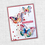 Rainbow Garden Butterflies Embossed Die Cuts 31476 - Paper Rose Studio