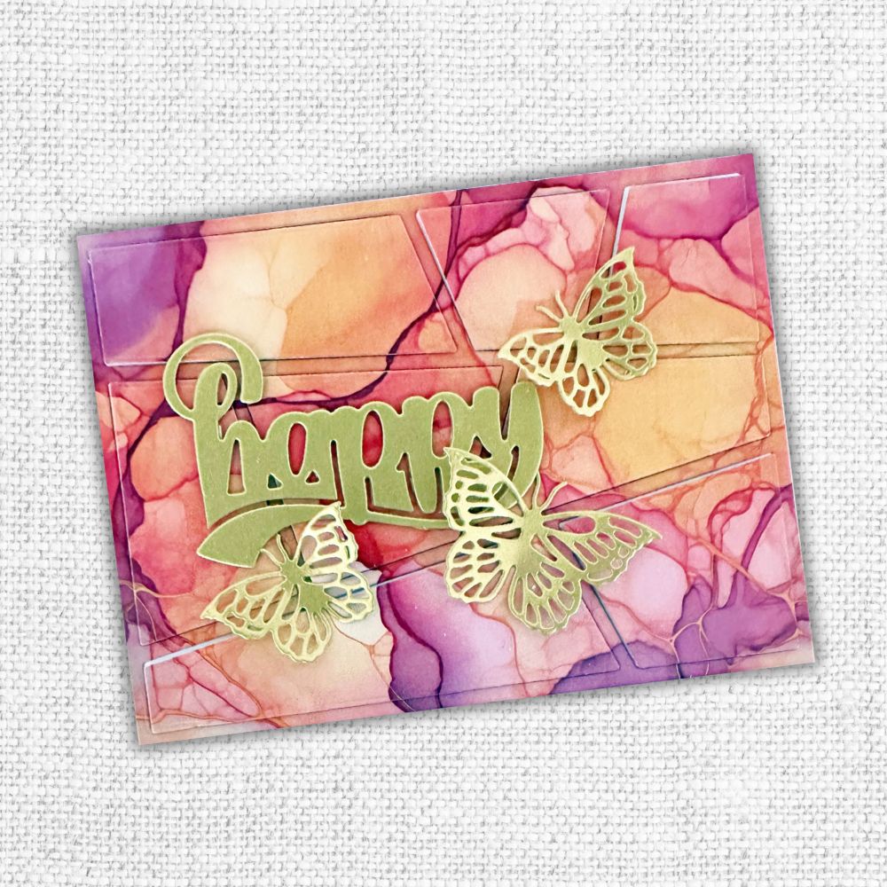 Inked Happy Border Metal Cutting Die 31590 - Paper Rose Studio