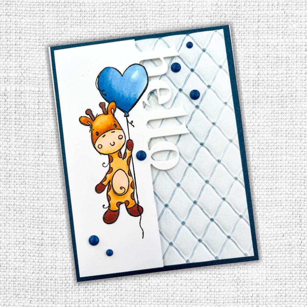 Animal Valentines - Giraffe Clear Stamp 31797