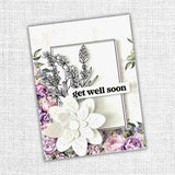 Lavender & Roses B & W Cut Aparts Paper Pack 32277