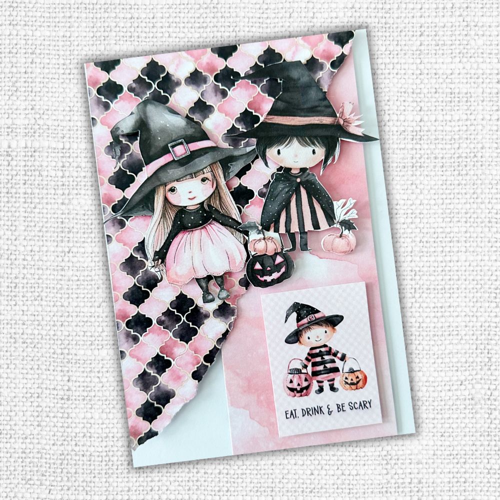 Pink Halloween Cut Aparts Paper Pack 32793 - Paper Rose Studio