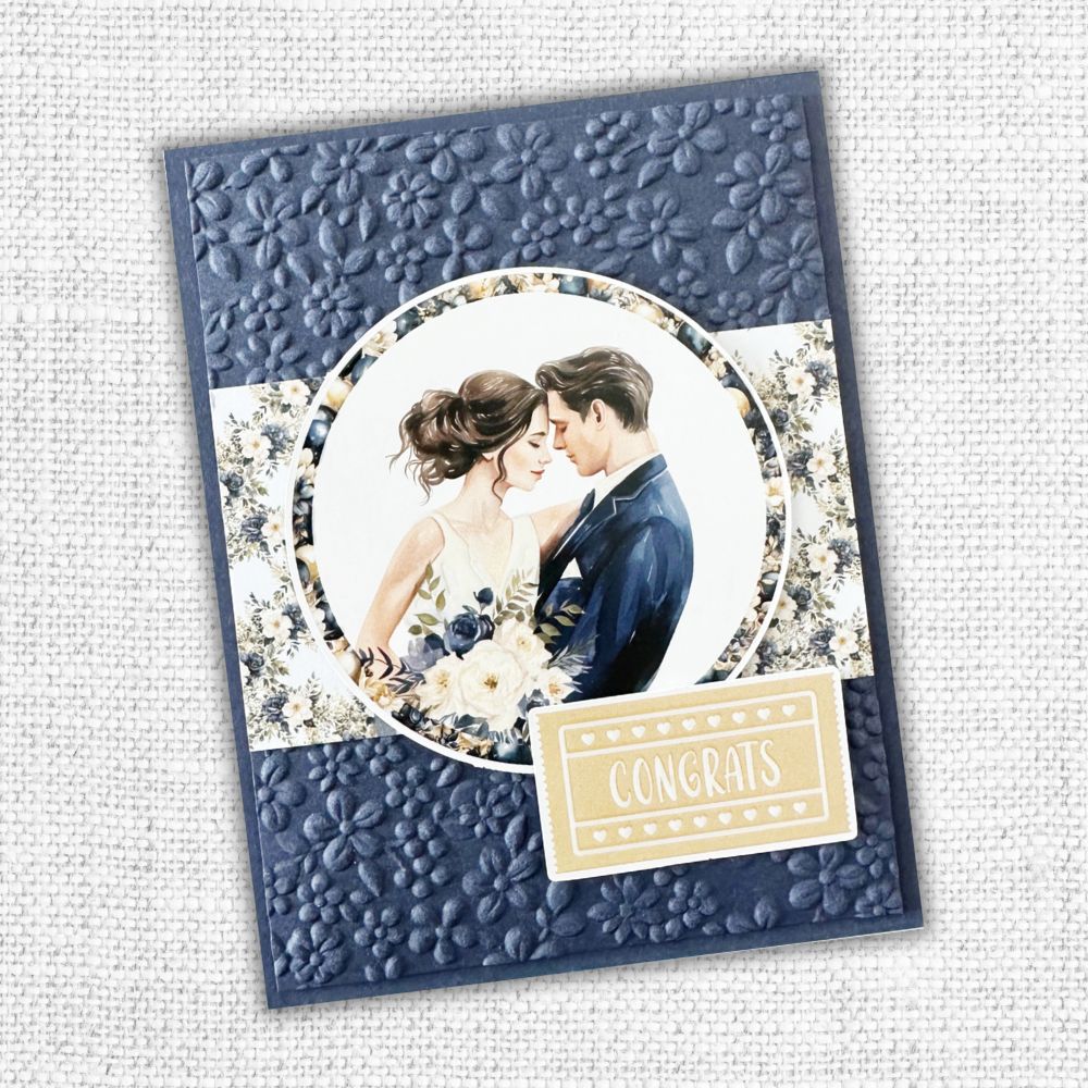 Midnight Navy Smooth Cardstock A4 12 sheets 33006 - Paper Rose Studio