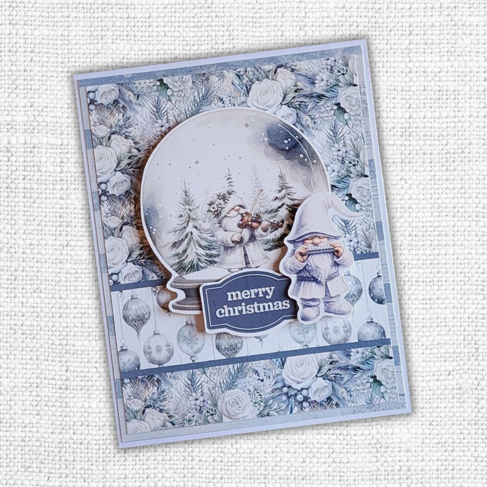 White Christmas 6x8" Quick Card Class Kit - Stores Only - Paper Rose Studio