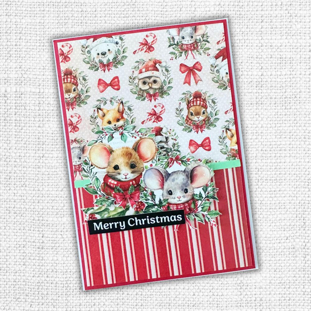 Woodland Christmas Papercuts Kit 33066 - Paper Rose Studio