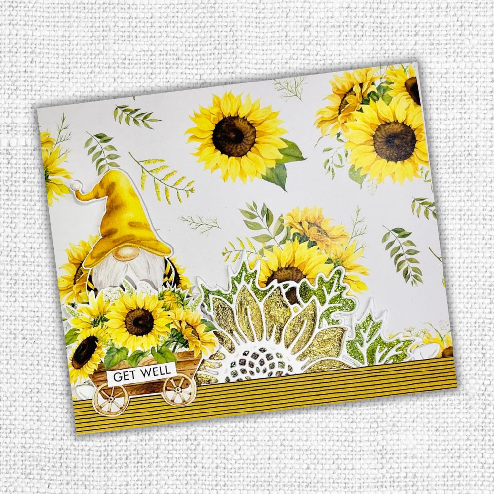 Sunflower Border Metal Cutting Die 26362 - Paper Rose Studio