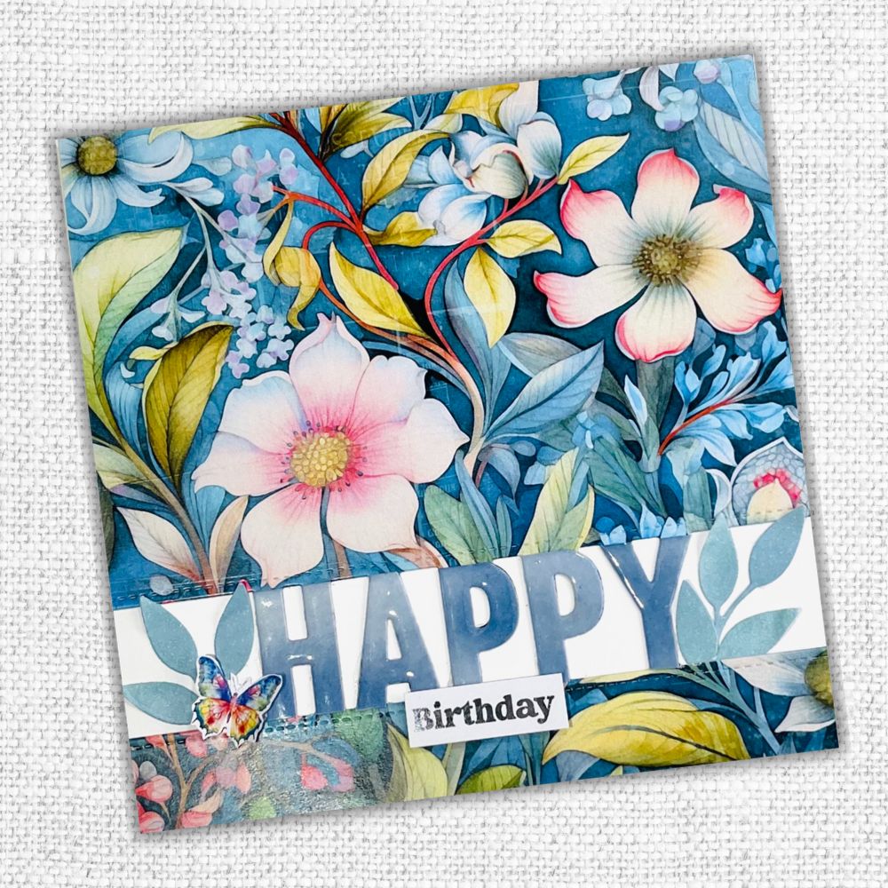 Happy Peek-a-Boo Metal Cutting Die 16832