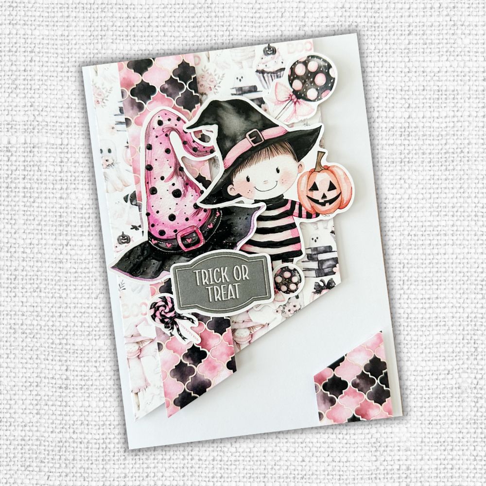 Pink Halloween Embossed Die Cuts 32790 - Paper Rose Studio