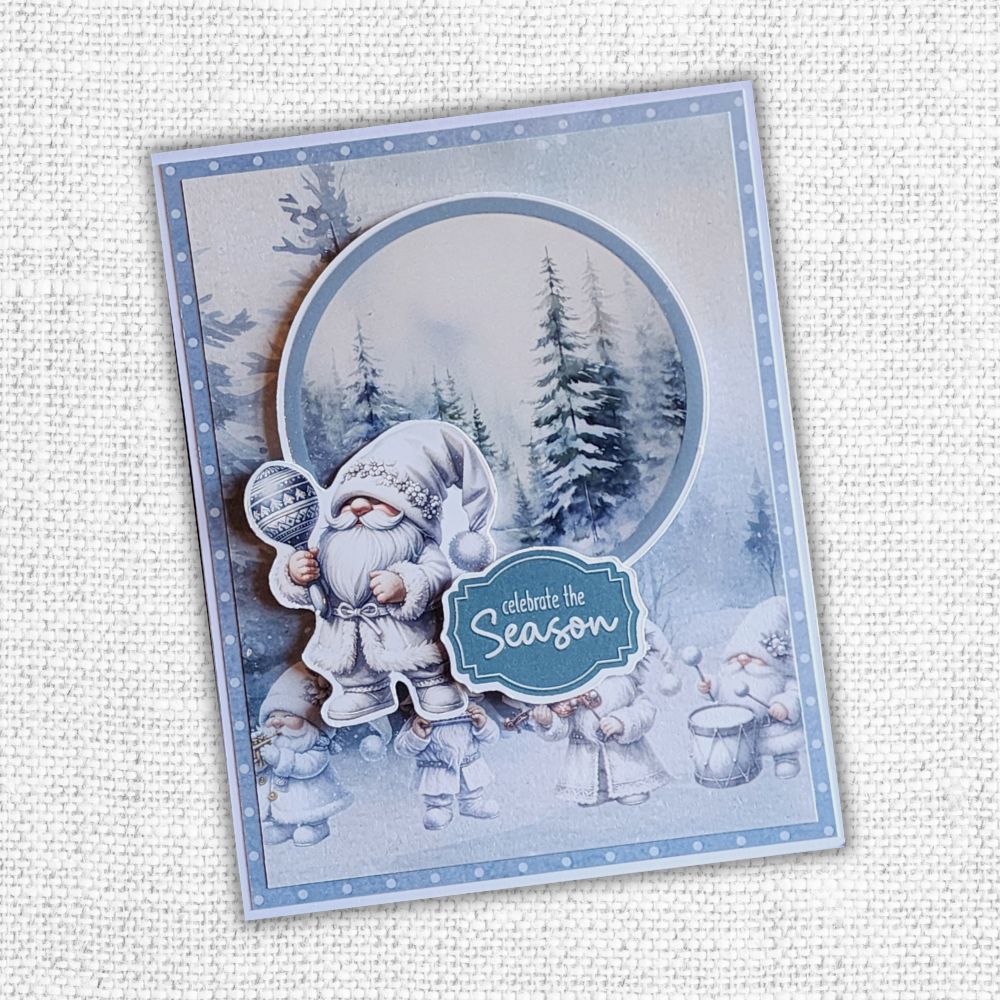 White Christmas 6x8" Quick Card Class Kit - Stores Only - Paper Rose Studio