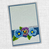 Perfect Pansies 3D Embossing Folder 32946 - Paper Rose Studio