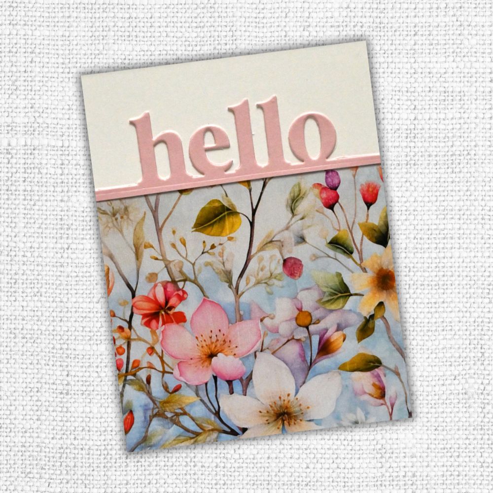 Hello Border Word Metal Cutting Die 31959 - Paper Rose Studio