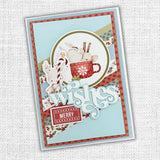 Fancy Script Layered Wishes Metal Cutting Die 32457 - Paper Rose Studio