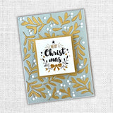 Floral Christmas Coverplate Metal Cutting Die 32466 - Paper Rose Studio