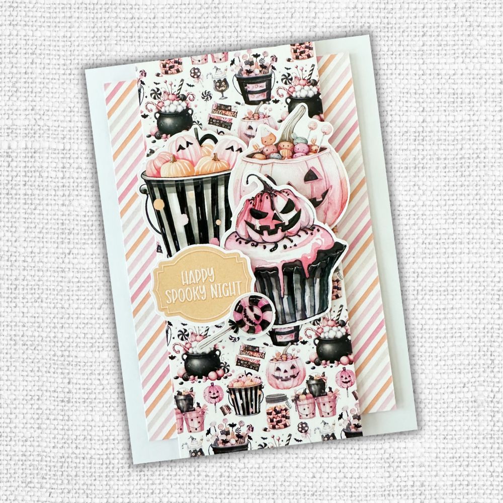 Pink Halloween Embossed Die Cuts 32790 - Paper Rose Studio