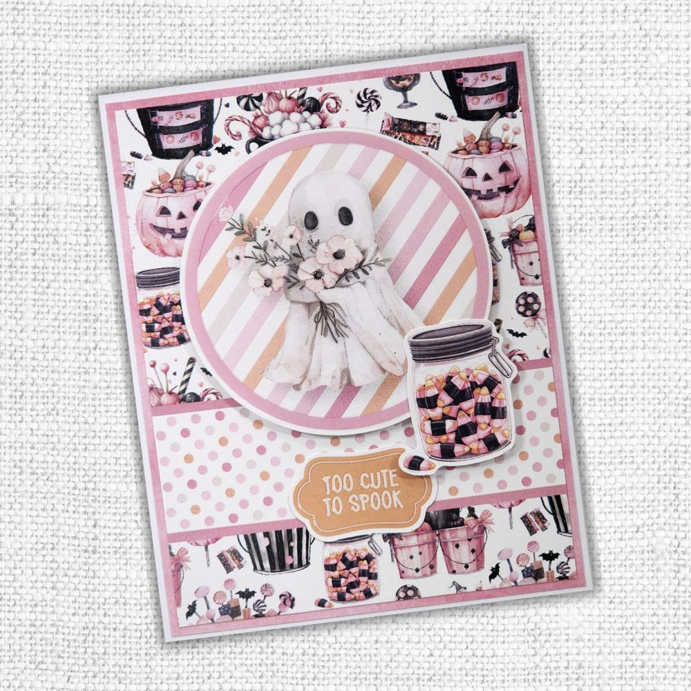 Pink Halloween 6x8" Quick Cards Collection 32871 - Paper Rose Studio