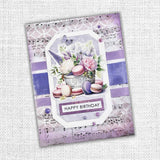 Lavender & Roses Ephemera Embossed Die Cuts 32193