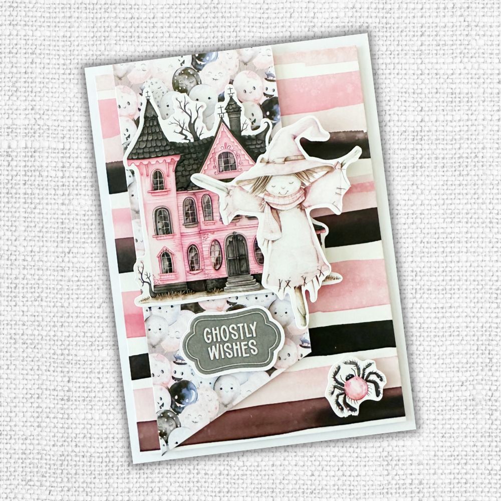 Pink Halloween Embossed Die Cuts 32790 - Paper Rose Studio