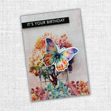 Rainbow Garden Butterflies Embossed Die Cuts 31476 - Paper Rose Studio