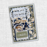 Wedding Blooms 6x8" Die Cuts & Sentiments 32025