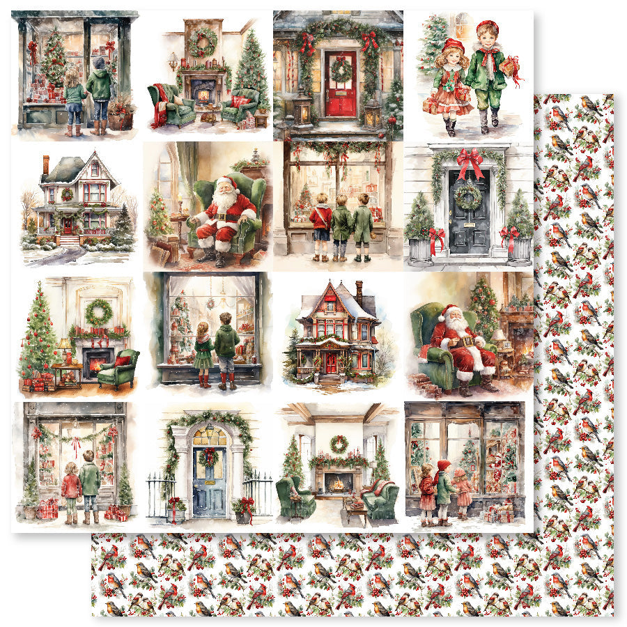 Christmas Time A 12x12 Paper (12pc Bulk Pack) 31136 - Paper Rose Studio