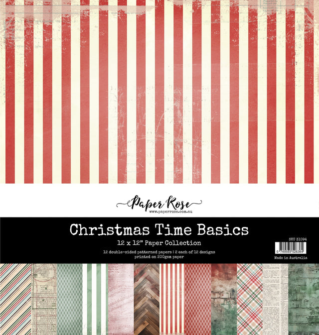 Christmas Time Basics 12x12 Paper Collection 31094 - Paper Rose Studio