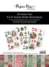 Christmas Time 6x8" Quick Cards Collection 32769 - Paper Rose Studio