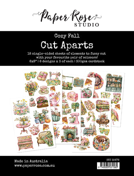 Cozy Fall Cut Aparts Paper Pack 32676 - Paper Rose Studio