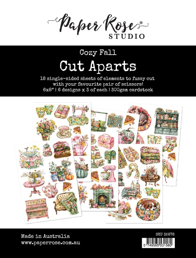 Cozy Fall Cut Aparts Paper Pack 32676 - Paper Rose Studio