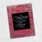 Poinsettia Large Clear Stamp 27289 - Paper Rose Studio