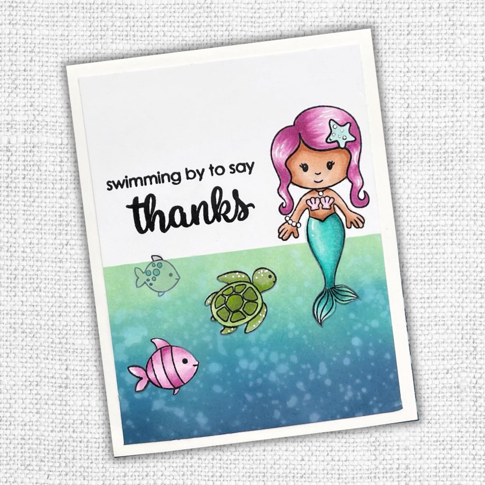 Mermaid Magic Clear Stamp Set 17433 - Paper Rose Studio