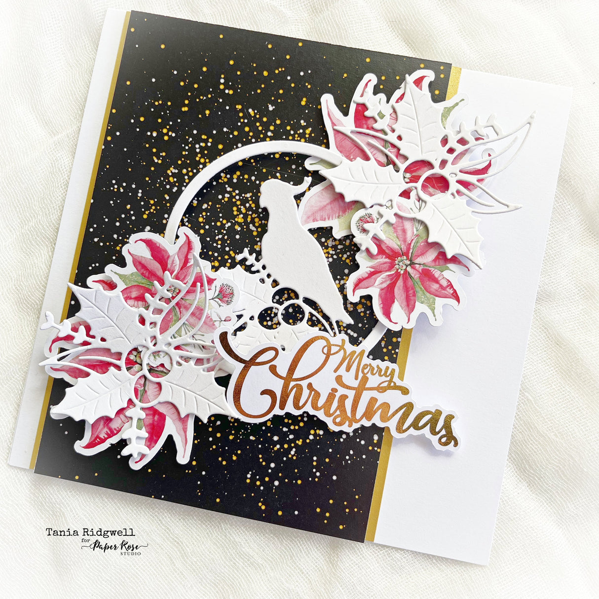 Christmas Sentiments & Icons - Gold Foil Die Cuts 27823 - Paper Rose Studio