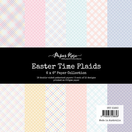 Easter Time Plaids 6x6 Paper Collection 31830 - Paper Rose Studio