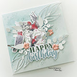 Baby Blue Leaf Medium Metal Die 18078 - Paper Rose Studio