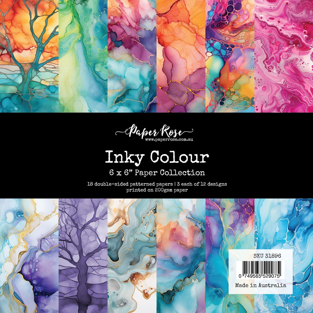 Inky Colour 6x6 Paper Collection 31896 - Paper Rose Studio