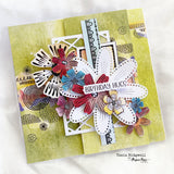 Stitching Flower 2 Metal Cutting Die 26368 - Paper Rose Studio