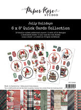 Jolly Holidays 6x8" Quick Cards Collection 32646 - Paper Rose Studio