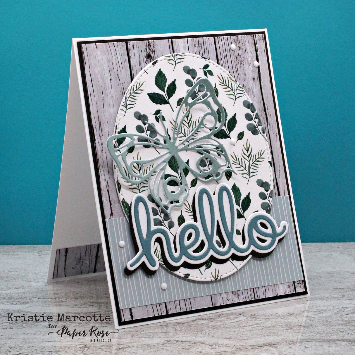 Layered Hello Metal Cutting Die 16951 - Paper Rose Studio