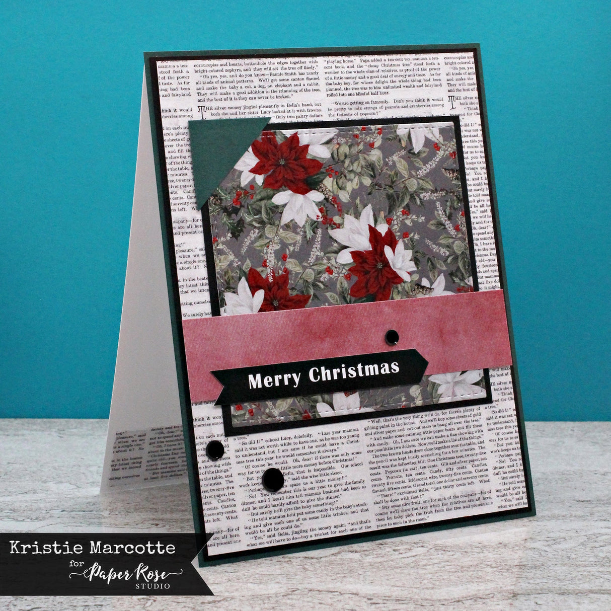 Crisp Christmas A5 12pc Sentiment Sheets 19772 - Paper Rose Studio