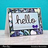 Layered Hello Metal Cutting Die 16951 - Paper Rose Studio