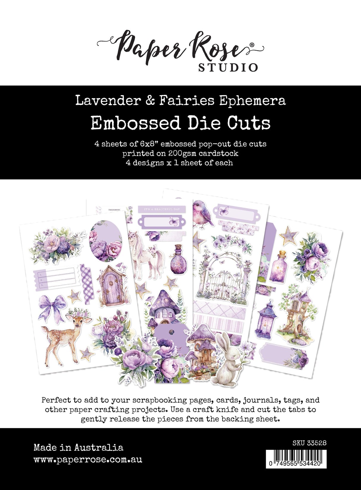 Lavender & Fairies - Paper Rose Studio