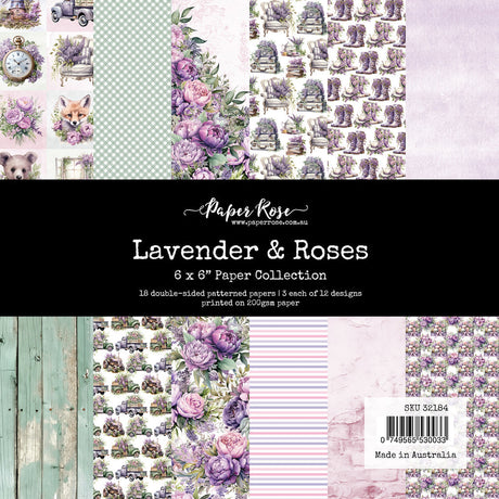 Lavender & Roses 6x6 Paper Collection 32184 - Paper Rose Studio