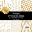 Lavender & Roses - Gold Foil 6x6 Paper Collection 32241 - Paper Rose Studio